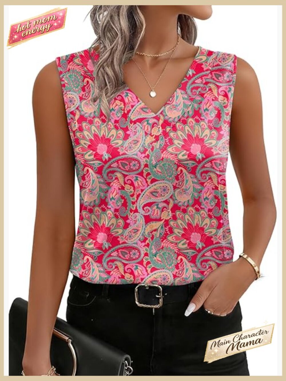 Silk Satin V Neck Tank Top Sleeveless Camisole Business Casual Work Blouse